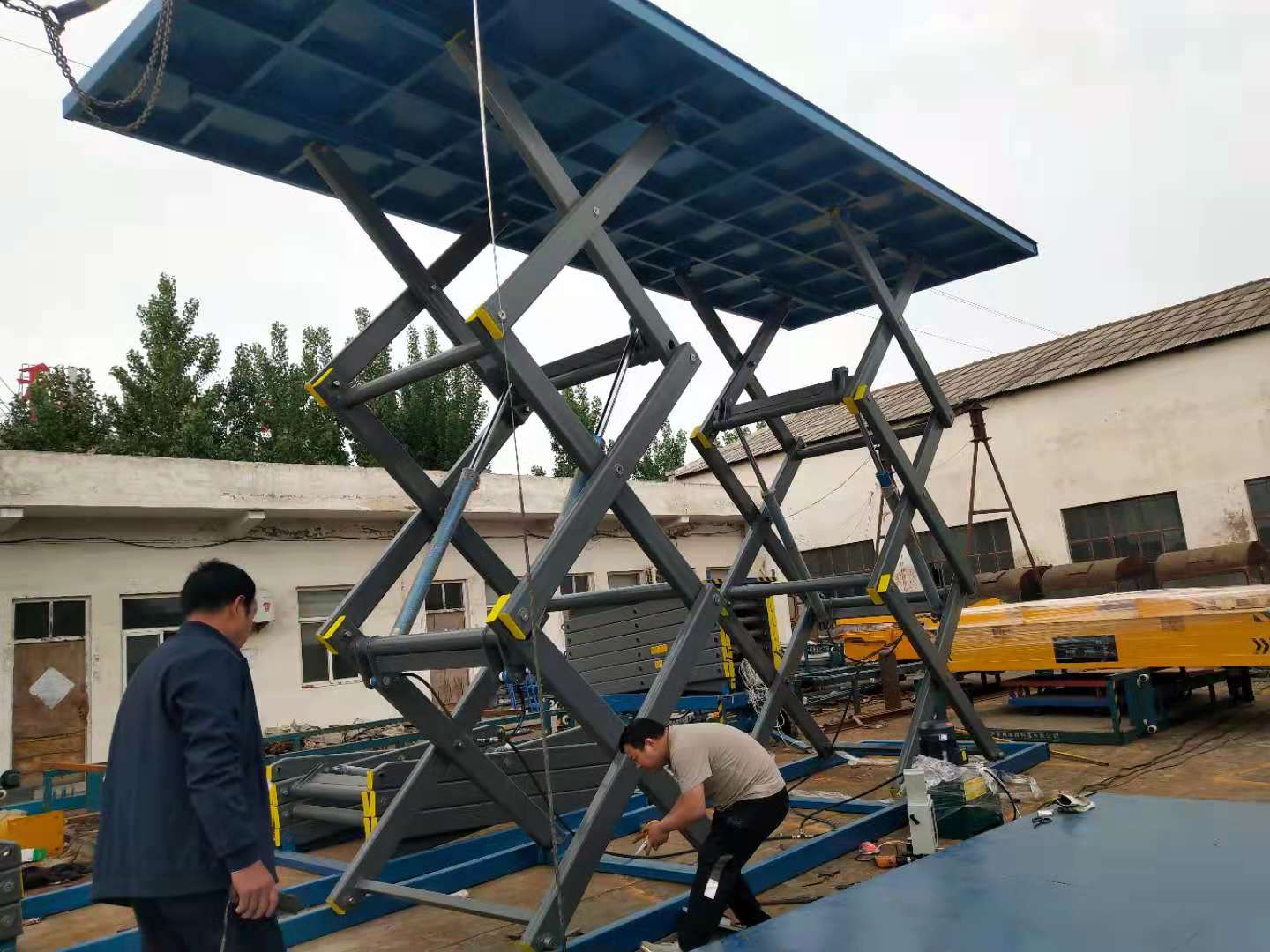 固定剪叉式液壓升降作業(yè)平臺(tái)